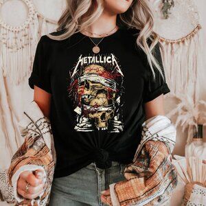 Metallica Shirt | Metallica Skull Graphic Tee